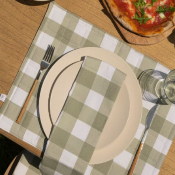 Individual cuadros verdes