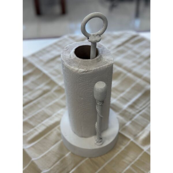 Porta rollos provenzal blanco